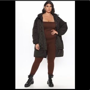 Women’s Black Puffer Jacket NWT